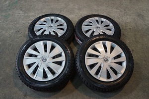 新品 未使用 155/65R14 155/65-14 TOYO オブザーブ GIZ2 21年製 中古 日産 デイズ 鉄 14インチ 4.5J ルークス モコ スタッドレス