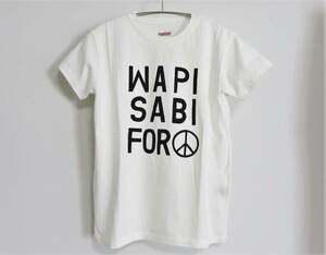 送料無料 新品 KAPITAL ECO天竺 クルーネック Tシャツ 1 ホワイト 日本製 キャピタル WAPI SABI FOR PEACE