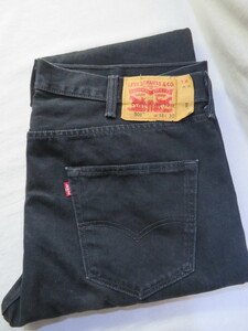 * large W38 genuine . black black jeans Levi's Levi's 501 Denim pants strut Mexico made *