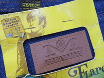 ☆ビンテージ デッドストック!! 70's MARVERICK 3D75DEN デニムパンツ W29L34 マーベリック BLUEBELL スコービルジッパー フラッシャー付き_画像3