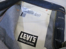 ☆未使用 リジッド 日本製 1937年モデル 501XX 復刻版 デニムパンツ LEVI'S 37501-0015 W36 シンチバックル付 耳付き ジーンズ BIGE☆_画像4