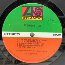良好盤!! 初版BROADWAY 米オリジナル STEPHEN STILLS S.T ソロ 1st ('70 Atlantic) Jimi Hendrix, Eric Clapton参加 US 初回プレス LP_画像3