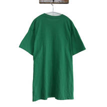 【980円スタート】 USA 古着 半袖 Tシャツ グリーン メンズL プリント 激安 古着卸 BA0680_画像2