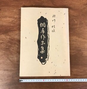 LL-4808 ■送料無料■ 岡川桂城個展作品集 平成5年 作品集 個展 図録 書家 書道家 92作品 書画 美術品 本 古本 古書 印刷物 レトロ /くYUら