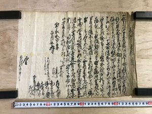 LL-4682 ■送料無料■ 差上申手形之事 宝永5年 江戸時代 五人組 肉筆 和書 古書 古文書 /くYUら