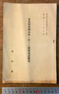 RR- 2229 ■送料無料■ 長野県 東筑摩郡神社村に於ける銃後施設概要 銃後 冊子 本 古本 古書 ミリタリー 昭和13年 28P 印刷物/くKAら