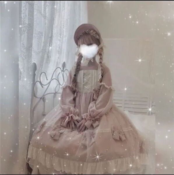 Mサイズ ローリタ長袖ワンピース