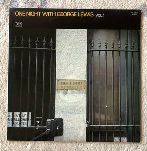 LP-Mar / 徳間_Dan Records / George Lewis New Orleans Jazz Band / ONE NIGHT WITH GEORGE LEWIS Vol.１