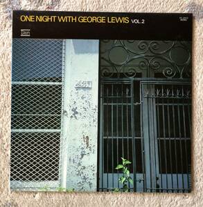 LP-Mar / 徳間_Dan Records / George Lewis New Orleans Jazz Band / ONE NIGHT WITH GEORGE LEWIS Vol.２