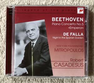 CD-Mar / Sony Classical / CASADESUS PLAYS BEETHOVEN & FALLA (Beethoven_Piano Concerto No.5, FALLA_Night in the Spanish Garden)