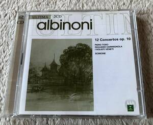 2CD-Mar / 独 ERATO / P.Toso, G.Carmignala, C.Scimone (vn) / ALBINONI_12Concertos OP.10 for violin, strings and harpsichord etc 