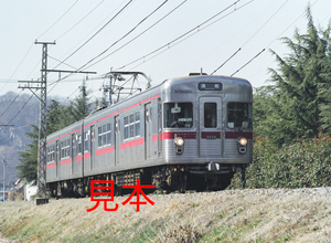 鉄道写真、645ネガデータ、165141440004、3500系（3522）O2編成、長野電鉄屋代線、金井山〜大室、2012.03.29、（4591×3362）