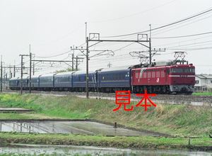 鉄道写真、645ネガデータ、165449730005、EF81-98＋24系（乗務員訓練運転）、JR東北本線、東大宮〜蓮田、2012.04.25、（4591×3362）
