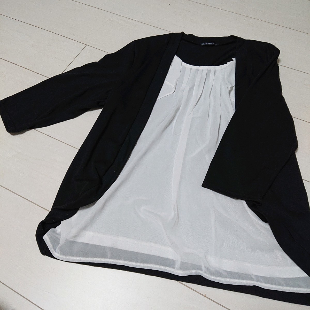 極美品 即完売 45R 杢インディゴ長袖シャツ サイズ3/L メンズ