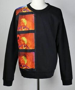 21SS DRIES VAN NOTEN ドリスヴァンノッテン Len Lye グラフィック crewneck sweat スウェット Large b6566