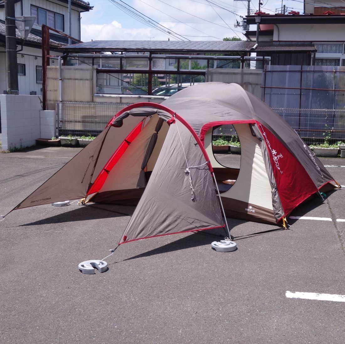 全品送料0円 廃番品 スノーピーク アメニティドーム 旧 エンジカラー