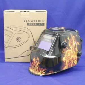 YESWELDER 自動遮光溶接面 LYG-L500A-B 中古品 a_z(j)