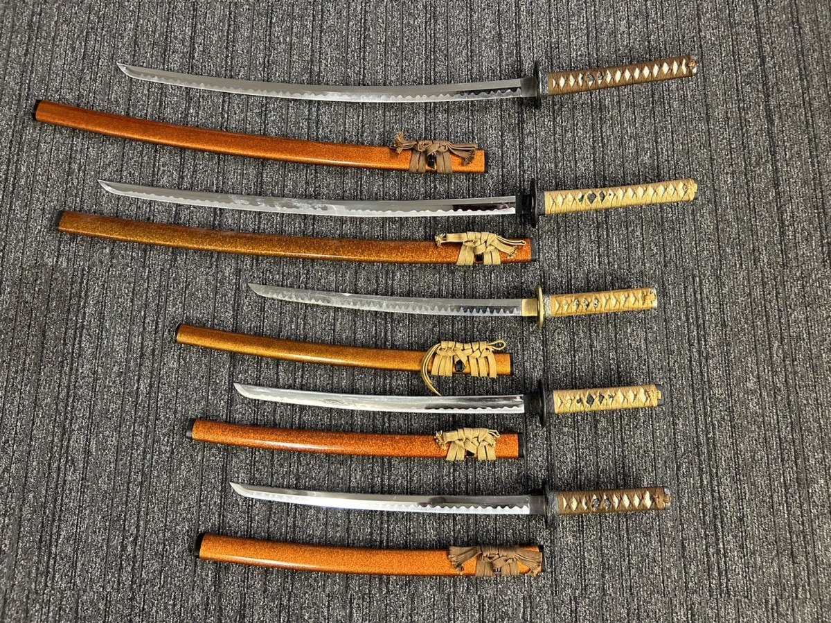 高級感 武具 刀装具 日本刀 模造刀 居合刀 古兵器 古銀龍神の耀 24寸三色銅龍神の耀(竜鳳檀金)古兵器 武具 刀装具 日本刀 模造刀 居合刀