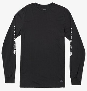 RVCA ANP Long Sleeve T-Shirt Black M Tシャツ