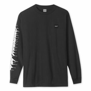 HUF X Its A Living Worldwide L/S T-Shirt Black S Tシャツ 