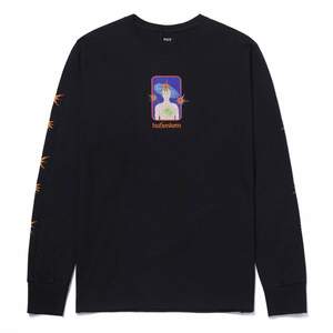 HUF X Jenkem Final Boss L/S T-Shirt Black S Tシャツ