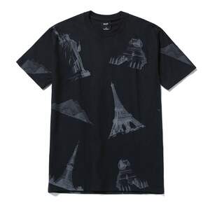 HUF Landmarks T-Shirt Black S Tシャツ