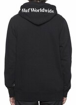 HUF Box Logo Pullover Hoodie Black XXL パーカー_画像2