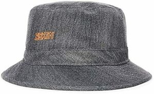 Brixton Simmons Bucket Hat Black Asid Wash M ハット