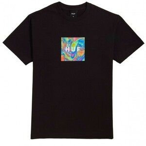 HUF Acid House Box Logo T-Shirt Black S Tシャツ