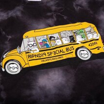 Ripndip School Bus L/S T-Shirt Black Lightning Wash S Tシャツ _画像2