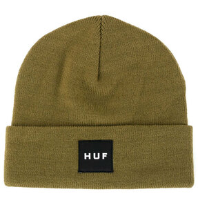 HUF Box Logo Beanie Military Green ビーニー