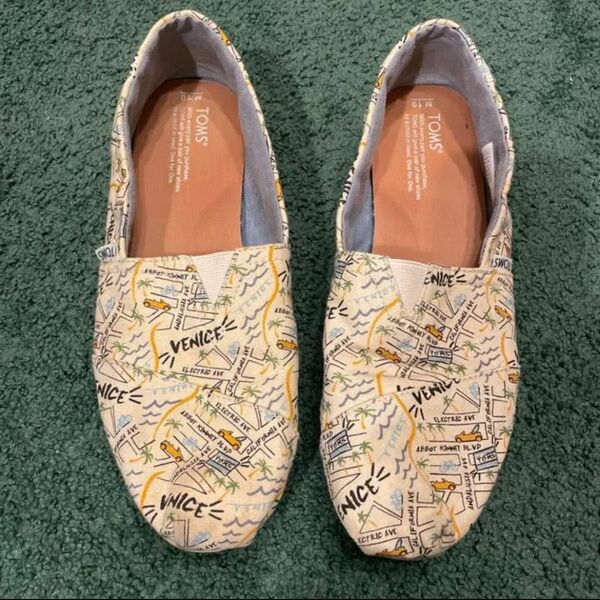 TOMS スリッポン 海外限定　メンズ VENICE サイズ10 トムズ　27.5cm