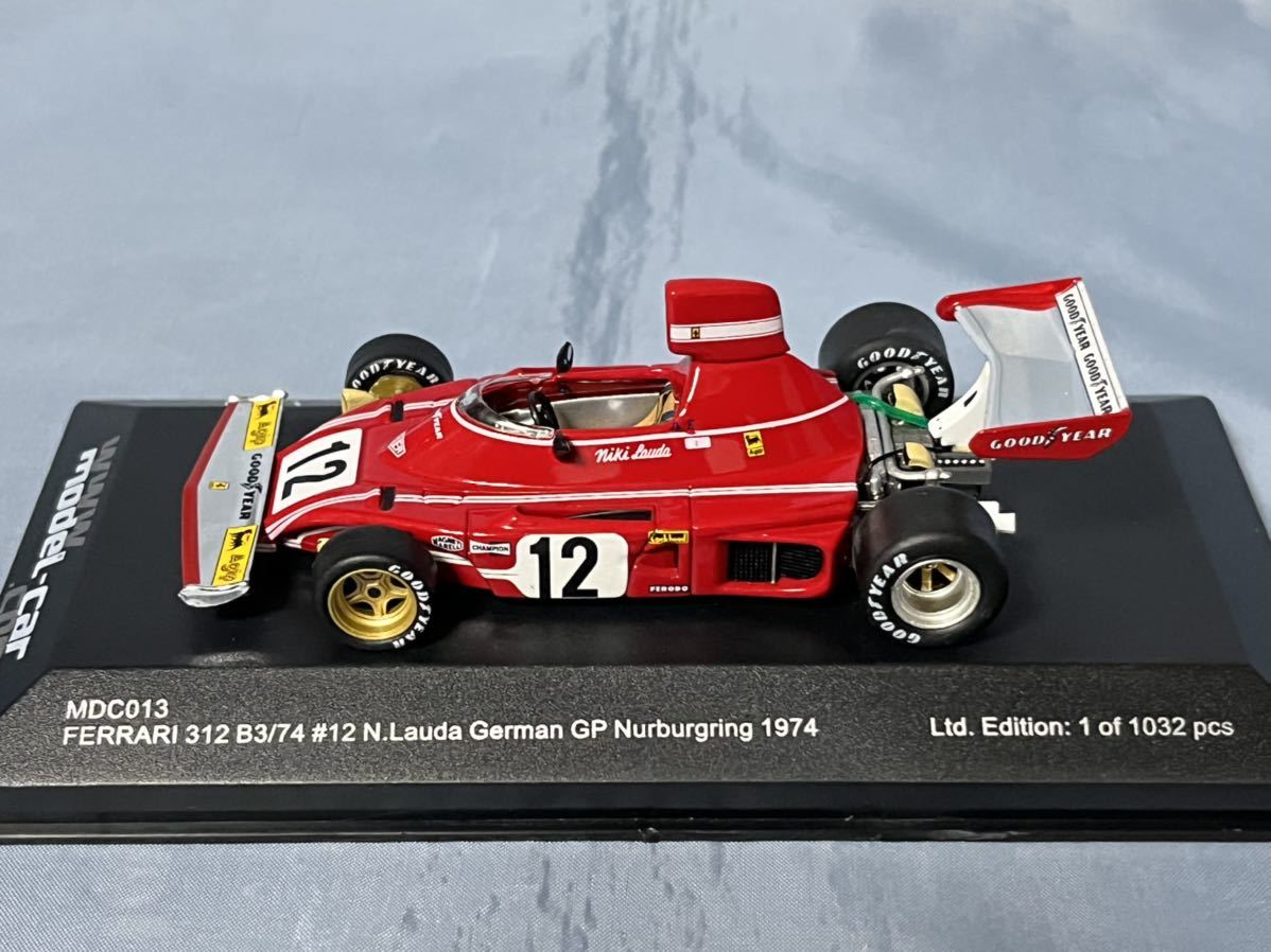 完売 フェラーリ 絶版 モデルカー 1974 Del B3/012 312 ミニカー