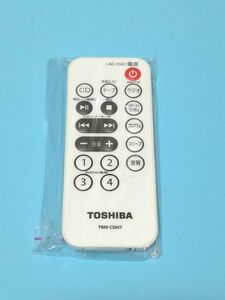 カ13　 未使用　 TOSHIBA 東芝 CDラジカセ リモコン TRM-CDH7 動作品　返金保証あり