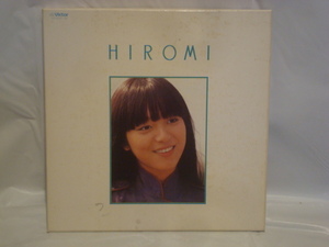 [3LP-BOX]HIROMI(. beautiful ) / Iwasaki Hiromi obi / autograph square fancy cardboard ( printing ) attaching LP
