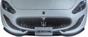 【M’s】MASERATI グラントゥーリズモ (2007y-) LEAP DESIGN フロントスポイラー ／／ FRP製 未塗装 リープデザイン エアロ 2ドア クーペ