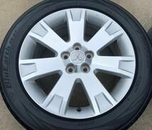 【美品！ 三菱 CV1W デリカD:5 純正 アルミ ホイール&ブルーアース RV-02 225/55R18 4本セット 18×7J +38 5穴 PCD114.3 パワーパッケージ_画像4