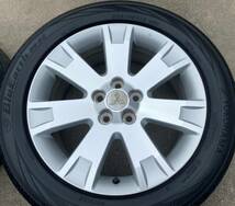 【美品！ 三菱 CV1W デリカD:5 純正 アルミ ホイール&ブルーアース RV-02 225/55R18 4本セット 18×7J +38 5穴 PCD114.3 パワーパッケージ_画像5