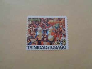 トリニダード・トバゴ切手　1968年　トリニダードカーニバル　行列　25