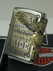 限定Zippo ハーレーHarley-Davidson/3面銀HDP-27サイドメタル