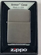 Zippo アーマー ブラッシュ・プレーン#162新品ARMOR Case_画像1