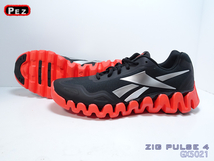 ■REEBOK■ジグパルス4(27cm) ■BLK/SIL/RED■GX5021■ZIG PULSE_画像1