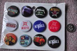 * can badge 12 piece set * Metallica METALLICA⑥*3.1 centimeter 