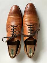 【美品】 CARMINA カルミーナ レザーシューズ 紳士靴 カルミナ サイズ6E 革靴 ビジネスシューズ メンズ スペイン製 ストレートチップ_画像2