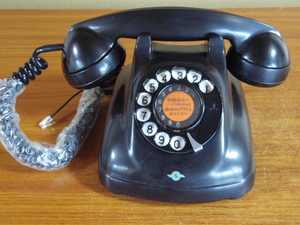 ■昭和の4号黒電話■整備済み　光回線可/モジュラー仕様　1976