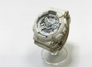 下松)CASIO G-SHOCK カシオ ジーショック Gショック GA-110LP ホワイト パンチングパターンシリーズ ◆M2303030 KC15B