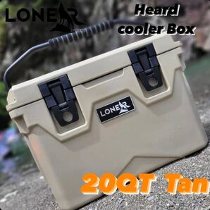保冷力抜群!【LONER】ハードクーラー20QT アイスランドクーラー yeti オルカ スノーピーク キャンプ