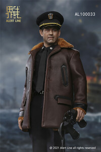 AlertLine 1/6 WW2 アメリカ海軍 駆逐艦 グレイハウンド 艦長 司令官 未開封新品 AL100033 検) DID SS DAMTOYS FLAGSET Facepoolfigure