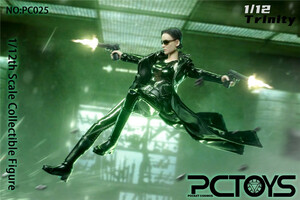 PCTOYS 1/12 トリニティー 未開封新品 PC025 Trinity アクションフィギュア 検) マトリックス The Matrix DID COOMODEL POPTOYS