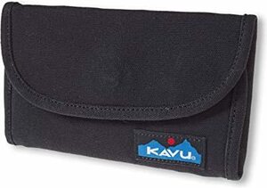 新品タグ付き 黒 カブー ビッグスペンダー ウォレット 長財布 KAVU Big Spender Wallet アウトドア フェス デイリーユース 登山